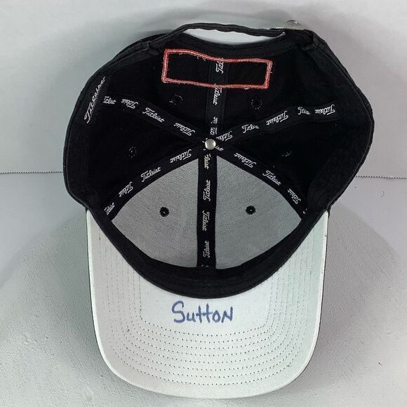 Titleist Men's Golf Cap Pro-V1 Foot Joy  Outdoor Sportswear One Size Fit Black - Picture 6 of 9